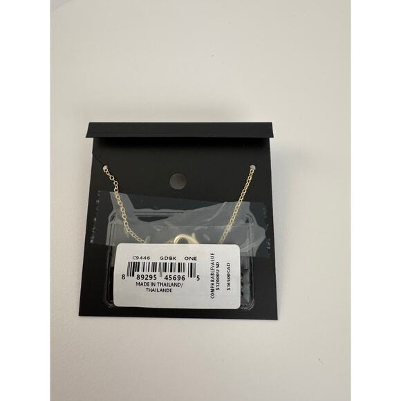 Coach Gold & Black Signature Enamel Necklace - Picture 7 of 7